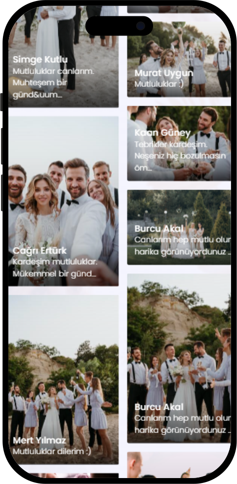 Tüm anılar birlikte görüntülenir